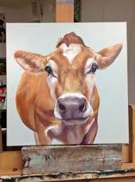 Caryn King Studio Cow Painting Cow Art Animal Paintings