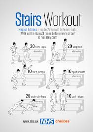 Gym Free Workouts Live Well Nhs Choices Stairs Workout Workout Plan For Beginners Stair Workout Gym