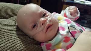 Dear Haley Noelle Vay, ONE MONTH! Daddy and I look at each other sometimes,  smile at you and say "I can't believe she's ours." The first month has been  hard, scary and