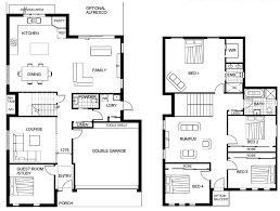The best 2 story house plans. 2 Storey Modern House Design With Floor Plan Burnsocial
