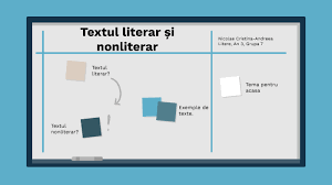 See our user agreement and privacy policy. Textul Literar Si Nonliterar By Cristina Andreea Nicolae