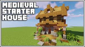 If you like, you can expand it to 7 by 7. Minecraft Medieval Starter House Tutorial Youtube