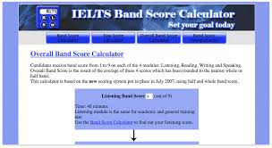 The ielts has published band score descriptions for the test as a whole, for speaking, and for writing. Top 6 Ielts Band Score Calculators For Esl Students 2018