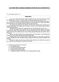 Soal uts bahasa inggris terbaru ini sudah lengkap dengan lembar kunci jawaban. Soal Latihan Bahasa Inggris Sd Kelas 1 Semester 2