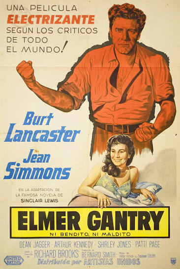 Elmer Gantry Original 1960 Argentine Movie Poster - Posteritati Movie  Poster Gallery