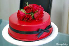 Beautiful cakes, especially with smooth surfaces rock every birthday woman. The Beancounter A Red Cake For A Strong Woman Birthday Cake For Women Elegant Red Birthday Cakes Birthday Cake For Women Simple