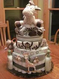 Idees De Gateau De Couches Jungle Bonjour Bebe Gateau De Couches Garcon Gateau De Couches Gateaux De Langes