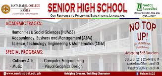 The curriculum is geared to a world class excellence. Santa Isabel College Manila