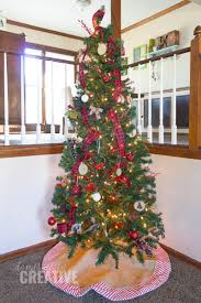 The second year the theme was rustic with mason jar ornaments, wood. Rustic Buffalo Check Christmas Decor Domestically Creative