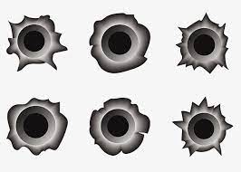 Vector Stereo Shot Silver Black Metal Punch Traces Bullet Black Silver Black Png Transparent Clipart Image And Psd File For Free Download Bullet Holes Bullet Vector Clipart