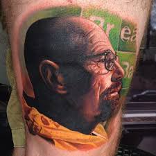 20 Realistic Walter White Tattoos Of Breaking Bad Fans Breaking Bad Tattoo Bad Tattoos White Tattoo