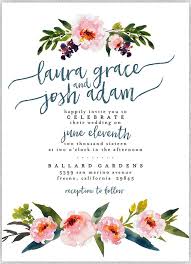 20 Popular Wedding Invitation Wording Diy Templates Ideas Elegantweddinginvites Com Blog Floral Wedding Invitations Printable Garden Wedding Invitations Watercolor Floral Wedding Invitations