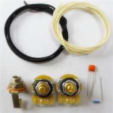 Crl (centralab), cts, switchcraft and. Wiring Kit For Fender 51 P Bass Cts A250k 0 1uf Capacitor 15k Resistance Switchcraft Jack Socket