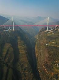 Beipanjiang Bridge Duge Dugexiang Guizhou China Bridge Scary Bridges High Bridge