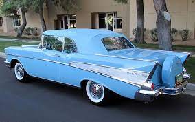 1957 Chevy Convertible Brought To You By Houseofinsurance In Eugeneoregon For Classiccarins Chevy American Classic Cars Classic Cars Trucks