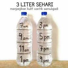 1 liter air putih berapa gelas. 3 Liter Air Kosong Sehari Menjajikan Kulit Cantik Semulajadi