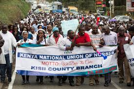 Image result for nurse strike kenya