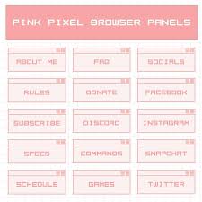 Bits To Usd Twitch Converter 15 Pastel Pink Browser Themed Twitch Panels Etsy In 2020 Twitch Streaming Setup Twitch Channel Pixel Design