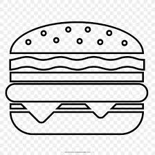 Cheeseburger color palette created by badekera100_ that consists #f6ca55,#794913,#358a04,#ffe000,#f6da53 colors. Hamburger Cheeseburger Hamburg Steak Drawing Coloring Book Png 1000x1000px Hamburger Ausmalbild Black Black And White Cheese
