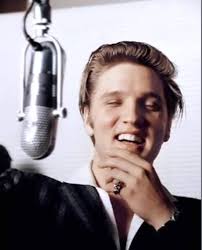 I'm blessed to have these pink LP s of Elvis and was at Graceland and  Memphis 10 years ago with so many memories of him in my life.When my clock  plays Hound