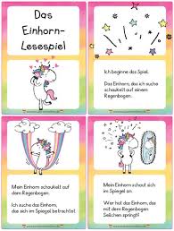 Liebesromane, fantasy, krimis, romane, thriller. Das Einhorn Lesespiel Link Und Materialsammlung Fur Lehrer Auf Lehrerlinks Net