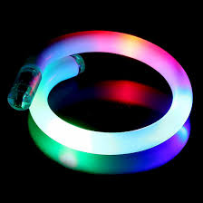 Light Up Glow Multi Color 3 Led Flashing Twist Tube Bangle Rave Party Bracelet Anklet Flashing Panda