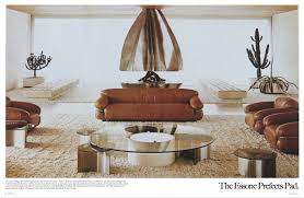 Official Residence For One Of France S Chief Civil Administrators Design 1977 By Pierre Pierre Guariche Sofa Deco Maison Mobilier Design Idees Pour La Maison