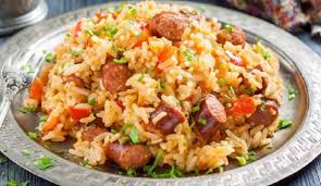 Recette Riz A La Saucisses Epicees Andouille Sausage Recipes Sausage Jambalaya Chicken And Sausage Jambalaya