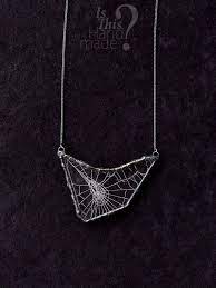 Real Spider Web Necklace Triangle Spiderweb Cobweb Unique Handmade Pendant Necklace Spider S Web Transparent Resin Rustic Necklace Handmade Pendant Necklace Real Spiders Handmade Pendants