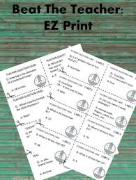 What color are zebras' strips when they are first born? Beat The Teacher Trivia Game 1st Grade Edition By Spacecorekids Tpt