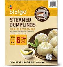 Steamed Dumplings Chicken Vegetable 6 Pack Bibigo Usa