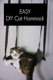 November 15, 2016 by kirsten dunn. Easy Diy Cat Hammock It S Autumn S Life Diy Cat Hammock Cat Diy Cat Hammock
