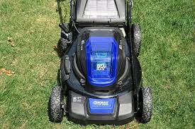 While some manufacturers decided to go with a composite plastic deck, the kobalt has a steel deck which has it's own pros and cons. Kobalt Lawn Mower An 80v Cordless Mower