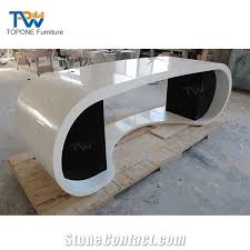 White Office Furniture Gold Color Executive Office Table Top Design From China Stonecontact Com