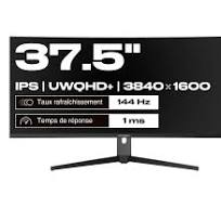 Écran PC Incurvé | 37.5" | UWQHD+ | 144Hz | USB-C (+ charge 65W)