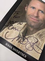 Mark Sivertsen Actor 8x10 Hand Signed Press Photo "Just In Case"