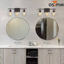 Amazon Com Osimir 3 Light Wall Sconce Industrial Bathroom Vanity Light Over Industrial Bathroom Vanity Lights Rustic Vanity Lights Industrial Bathroom Vanity