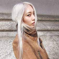 (you may need more if you have long hair). 7 Platinum Blonde Hair Color Looks We Love Thefashionspot Hair Color Asian White Hair Color Blonde Asian Hair