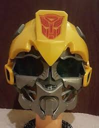 Transformers Bumblebee Voice Mixer Talking Helmet Costume Yellow Mask Transformers Action Figures Hasbro Transformers