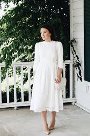 The Eyelit Lace Dress By Dainty Jewell S Modest White Dress Classy Dress Eyelet Lace Dress