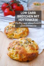 Low Carb Brotchen Mit Huttenkase Gesunde Eiweissbrotchen Selber Backen In 2020 Eiweissbrot Selber Backen Huttenkase Gesund Eiweissbrot
