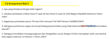 Jawaban pkn kls 9 hal 145. Jawaban Buku Pkn Kelas 9 Uji Kompetensi Bab 6 Hal 184 Mengapa Pendidikan Kewarganegaraan Jagotutorial
