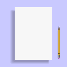 Download A4 Mockup With Pencil Vector In Eps Format Mockup Pencil Vector Life And More Resources At Freedesignfile Com Pencil Mockup Vector