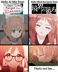Ai Mie instantly reminds me of Mirai so I made this : rAnimemes