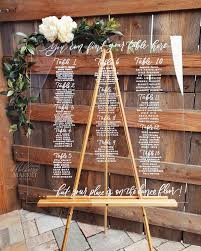 Clear Acrylic Wedding Seating Chart Wedding Seating Chart Sign Seating Chart Wedding Wedding Seating