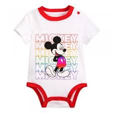 Whether on his own or with his friends minnie mouse, donald duck, pluto, goofy, daisy duck and chip'n'dale, mickey shares his adventures with us all and shows the true meaning of long lasting. Shopdisney Enterizo 100 Algodon Manga Corta Para Bebes De 9 A 12 Meses