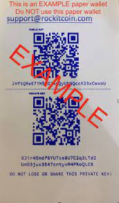 In this example, we will use the blockchain app. How To Download And Use A Paper Wallet Rockitcoin