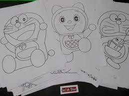 Doraemon is a japanese manga series from 1969 written and illustrated by fujiko fujio, which later became an anime series and later the most. Kertas Mewarnai Doraemon Buku Alat Tulis Komik Dan Manga Di Carousell
