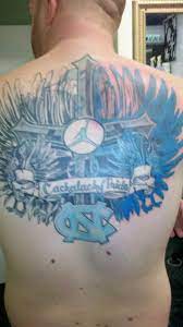 Not to mention the shop also had a great vibe. Now There S A Tarheel Fan Ouch Traditional Tattoo Forearm Geometric Tattoo Arm Geometric Tattoo Design