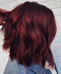Black And Red Ombre Hair Short Dark Red Balayage Hair Short Red Hair Color Ideas Short Red Hair Red Balayage Hair Wine Hair